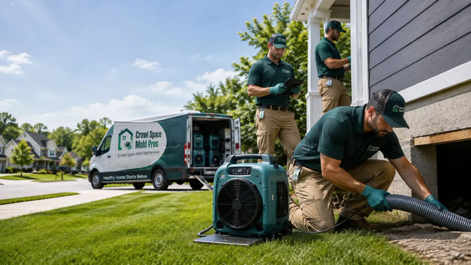 Crawl Space Mold Removal in Powhatan, VA